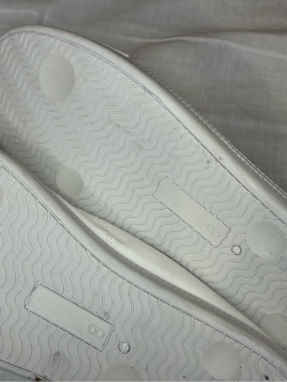 Women's White Canvas Lace-Up Sneakers
